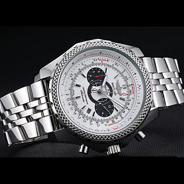 Breitling Bentley Supersports White Dial Stainless Steel Case And Bracelet new60117