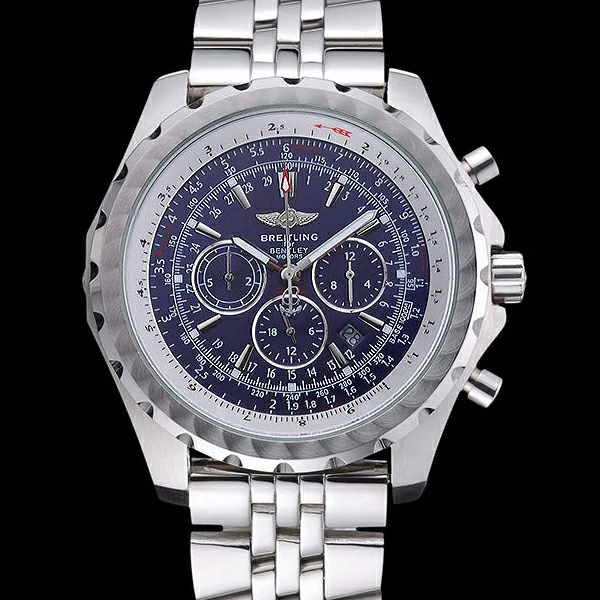 Breitling Bentley Motors T Blue Dial Stainless Steel Case And Bracelet new60119