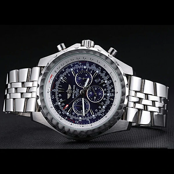 Breitling Bentley Motors T Blue Dial Stainless Steel Case And Bracelet new60119