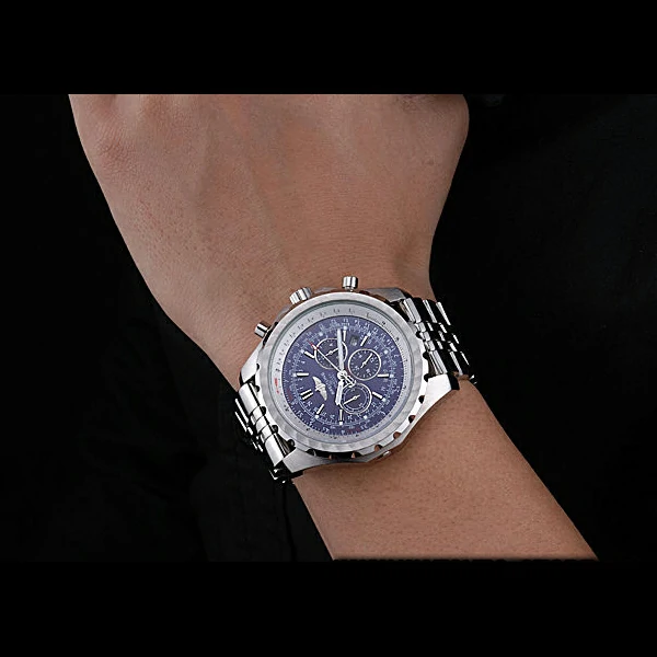 Breitling Bentley Motors T Blue Dial Stainless Steel Case And Bracelet new60119