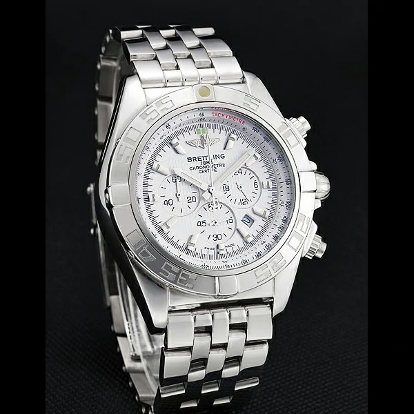 Breitling Chronomat White Dial Stainless Steel Case And Bracelet new60120