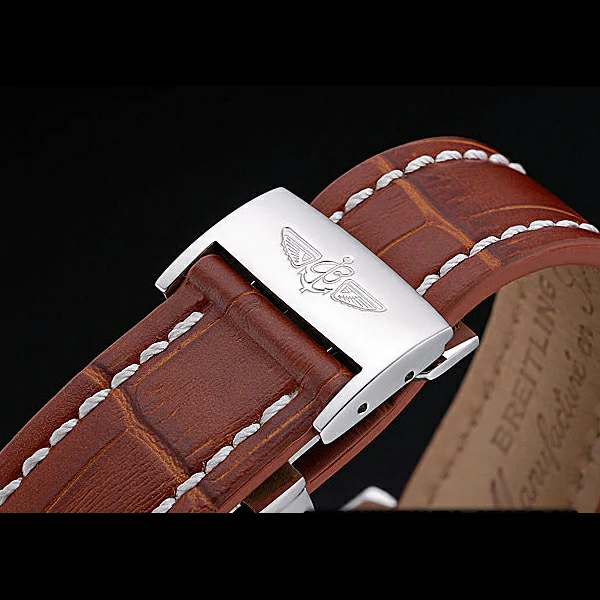 Breitling Bentley 6.75 Speed Bronze Dial Stainless Steel Case Brown Leather Bracelet new60123