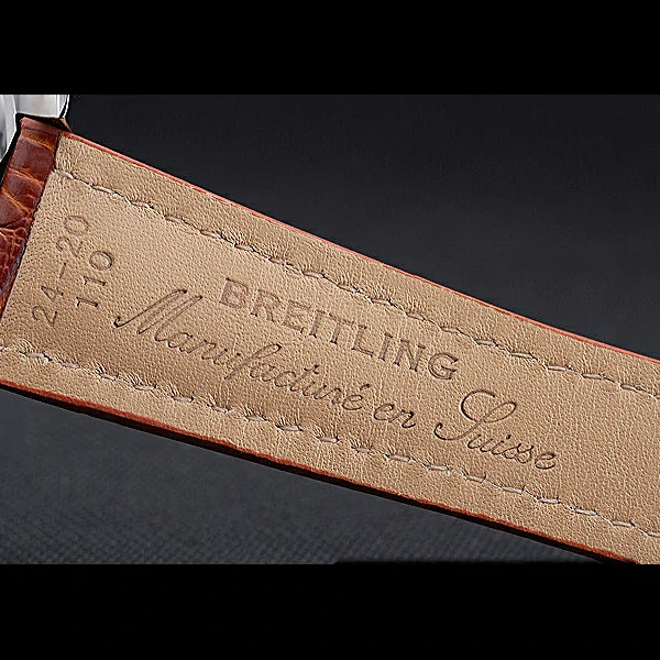 Breitling Bentley 6.75 Speed Bronze Dial Stainless Steel Case Brown Leather Bracelet new60123