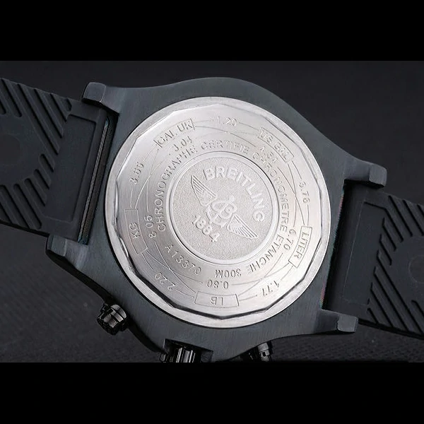 Breitling Avenger Seawolf Ion Plated Steinless Steel Case White Dial Rubber Bracelet new60137