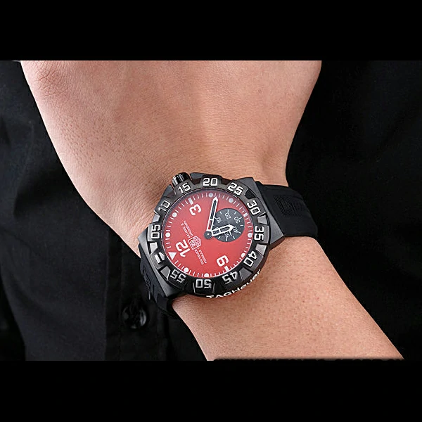 Tag Heuer Formula One Grande Date Red Dial Rubber Bracelet new60173