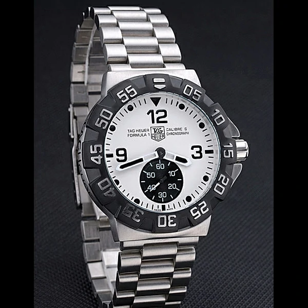 Tag Heuer Formula One Grande Date White Dial Stainless Steel Bracelet new60181