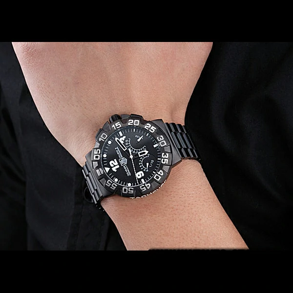 Tag Heuer Formula One Calibre S Black Dial Ion Plated Steinless Steel Bracelet new60193