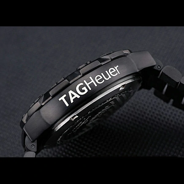 Tag Heuer Formula One Calibre S Black Dial Orange Numerals Ion Plated Steinless Steel Bracelet new60196