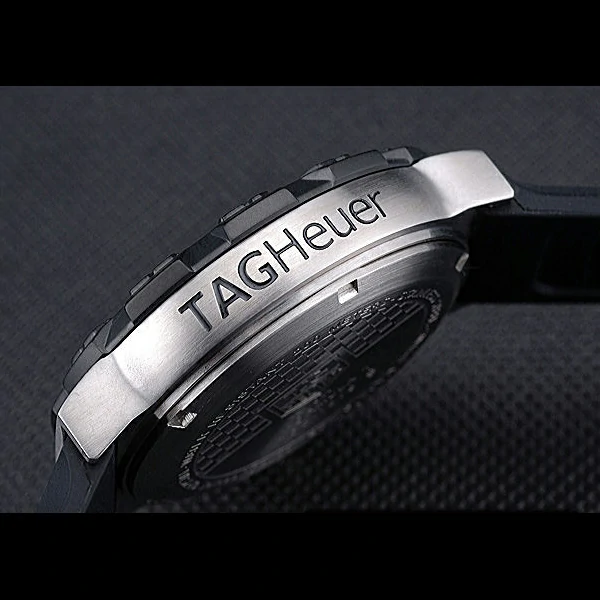 Tag Heuer Formula One Grande Date Black Dial Orange Numerals Rubber Bracelet new60197