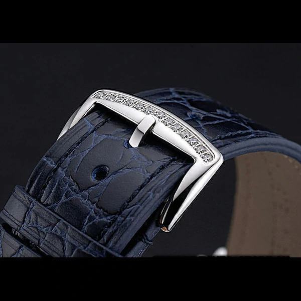 Franck Muller Master Square Color Dreams Diamonds Dial Diamonds Case Blue Leather Strap new60254