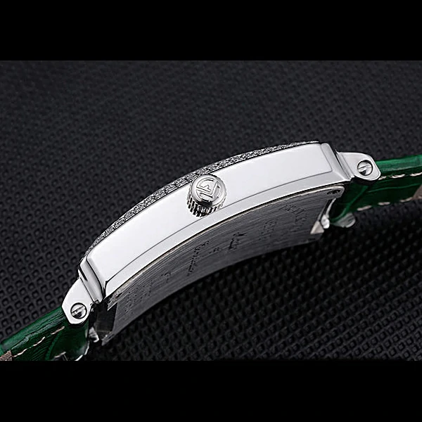 Franck Muller Long Island Classic Color Dreams White Dial Diamonds Case Green Leather Band new60265