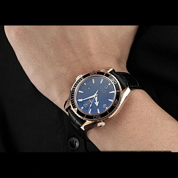 Omega Seamaster Planet Ocean Ceragold Black Dial new60284
