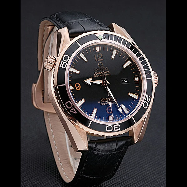 Omega Seamaster Planet Ocean Ceragold Black Dial new60284