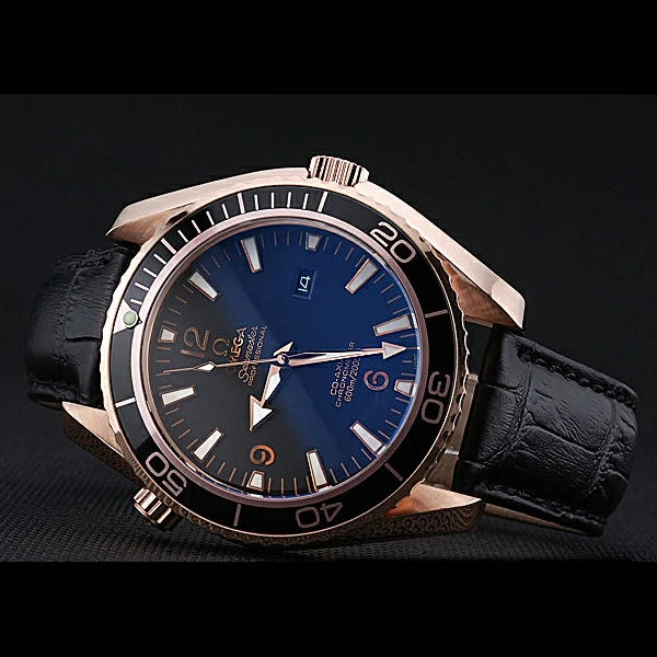 Omega Seamaster Planet Ocean Ceragold Black Dial new60284