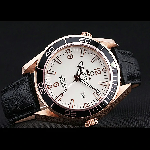 Omega Seamaster Planet Ocean Ceragold White Dial new60285