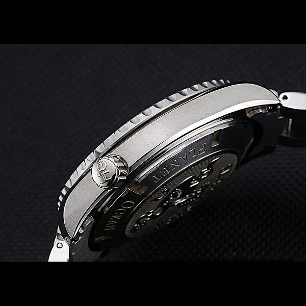 Omega Seamaster Planet Ocean GMT Black Dial Stainless Steel Band new60287