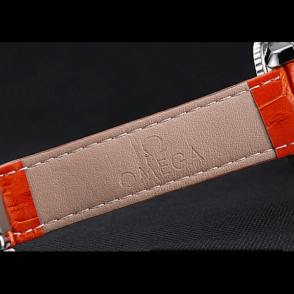 Omega Seamaster Planet Ocean GMT Orange Dial Orange Leather Band new60290