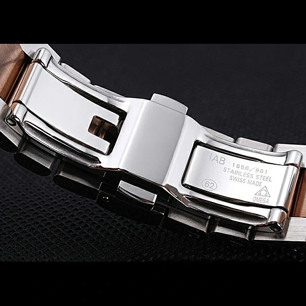 Omega Seamaster Planet Ocean GMT White Dial Two Tone Band new60292