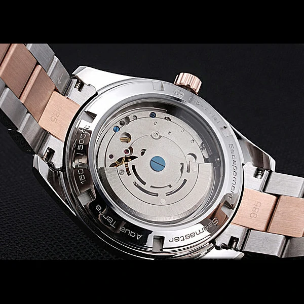 Omega Seamaster Planet Ocean GMT White Dial Two Tone Band new60292