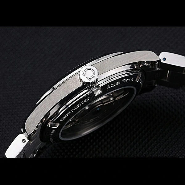 Omega Seamaster Planet Ocean GMT Black Dial Stainless Steel Band new60293