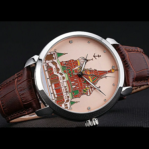 Ulysse Nardin Kremlin Set Silver Case Brown Leather Strap new60315