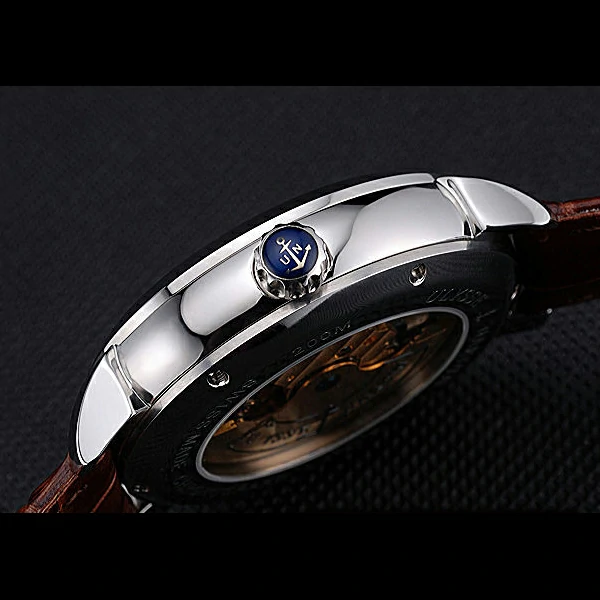 Ulysse Nardin Kremlin Set Silver Case Brown Leather Strap new60315