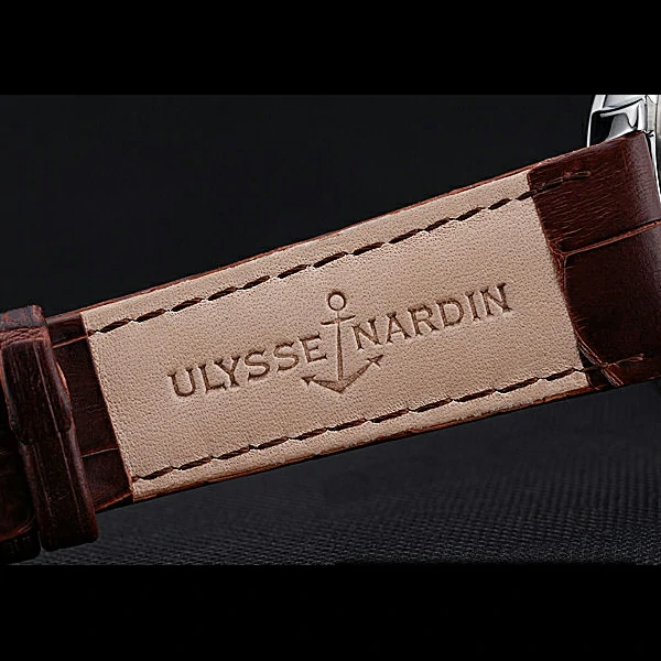 Ulysse Nardin Classico HMS Caesar Limited Edition Brown Leather Strap new60316