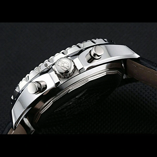 Breitling Bentley Supersports Black And Red Dial Black Leather Bracelet new60324