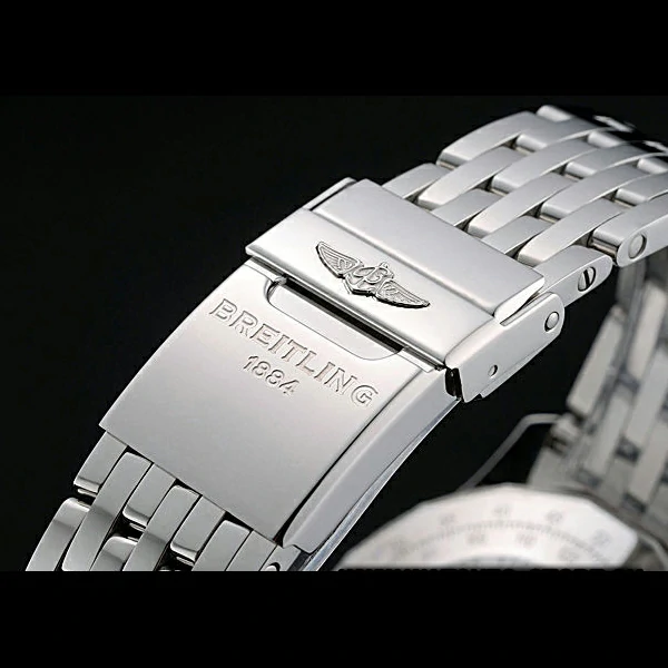 Breitling Navitimer White Dial Stainless Steel Bracelet new60335