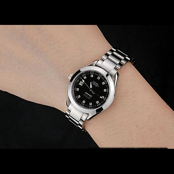 Omega Seamaster Aqua Terra Black Dial Diamond Numerals Stainless Steel Bracelet new60338