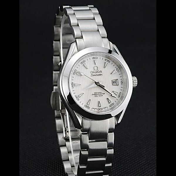 Omega Seamaster Aqua Terra White Dial Stainless Steel Bracelet Ladies new60339