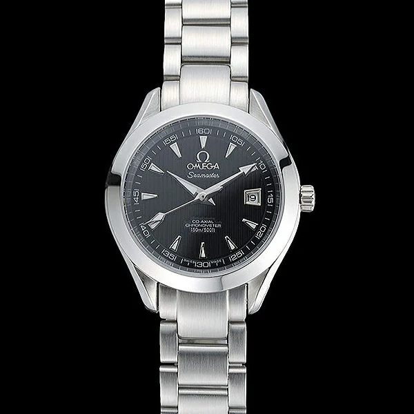 Omega Seamaster Aqua Terra Black Dial Stainless Steel Bracelet new60340