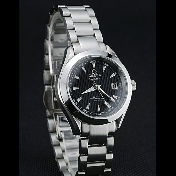 Omega Seamaster Aqua Terra Black Dial Stainless Steel Bracelet new60340