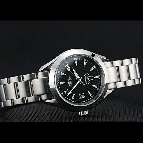 Omega Seamaster Aqua Terra Black Dial Stainless Steel Bracelet new60340
