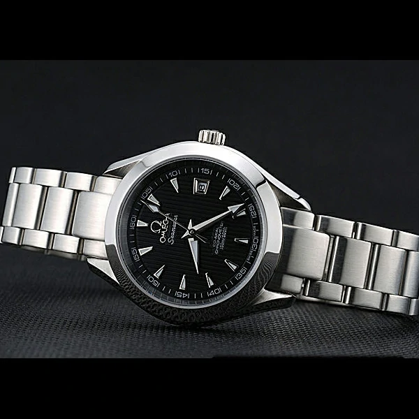 Omega Seamaster Aqua Terra Black Dial Stainless Steel Bracelet new60340