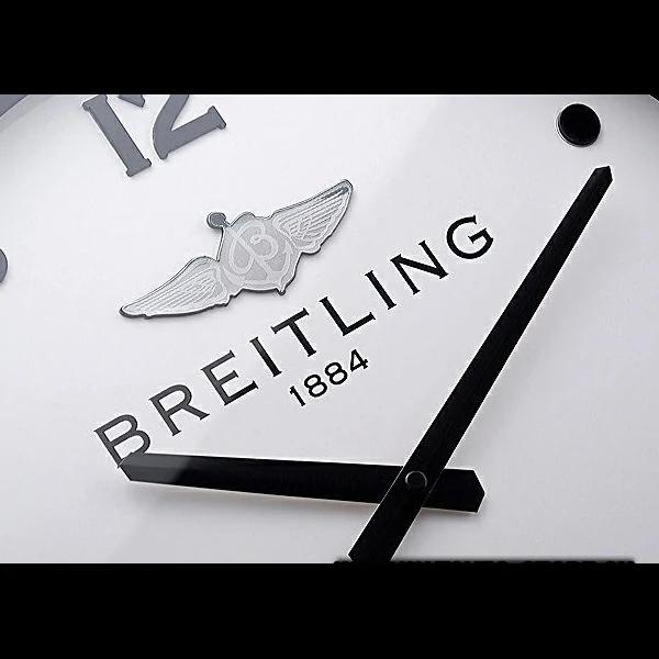 Breitling Superocean Wall Clock Silver White new60355
