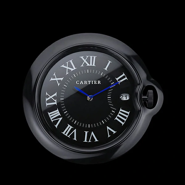 Cartier Bleu de Ballon Wall Clock Black new60358