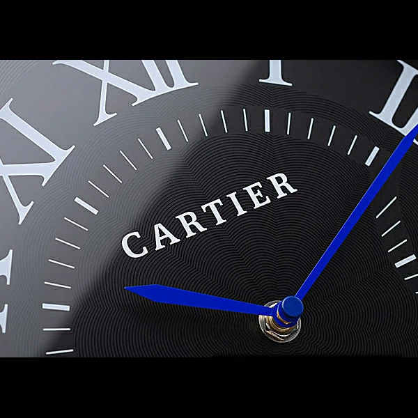 Cartier Bleu de Ballon Wall Clock Black new60358