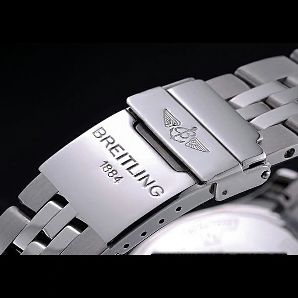 Breitling Professional Chronospace Black Dial Stainless Steel Bracelet new60394