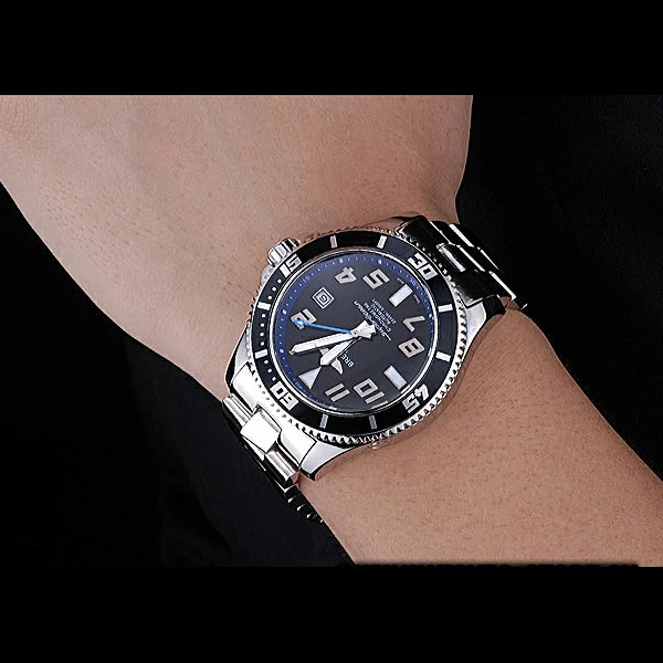 Breitling Superocean 44 Abyss Blue Accents Stainless Steel Bracelet new60395