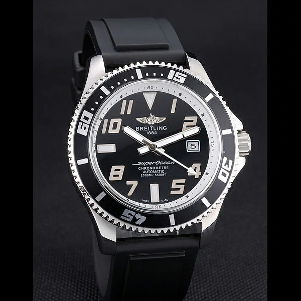 Breitling Superocean 42 Abyss White Accents Rubber Bracelet new60396