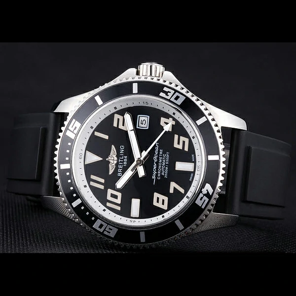 Breitling Superocean 42 Abyss White Accents Rubber Bracelet new60396