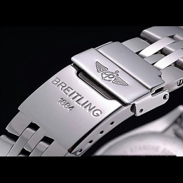 Breitling Chronomat 44 Blue Dial with Black Subdials Stainless Steel Bracelet new60397