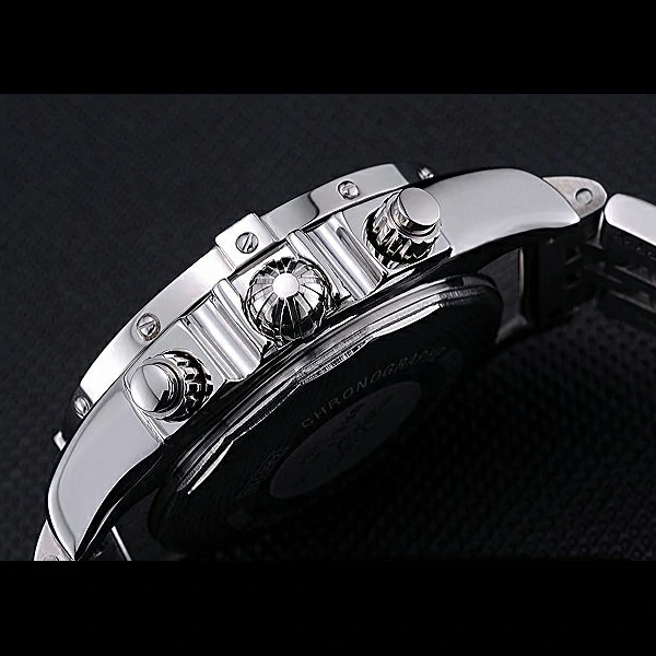 Breitling Chronomat 44 Blue Dial with Black Subdials Stainless Steel Bracelet new60397