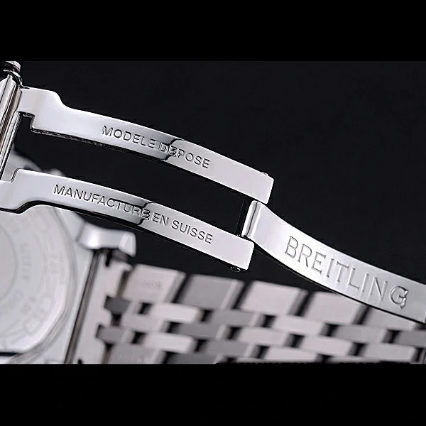 Breitling Chronomat Evolution Black Dial Stainless Steel Bracelet new60404