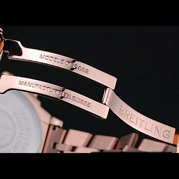 Breitling Chronomat 44 White Dial Rose Gold Bracelet new60407