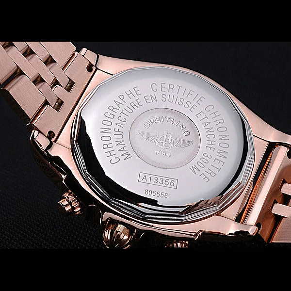 Breitling Chronomat 44 White Dial Rose Gold Bracelet new60407