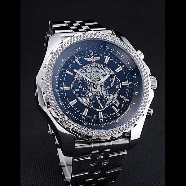 Breitling Bentley B05 Unitime Black Dial Stainless Steel Bracelet new60409