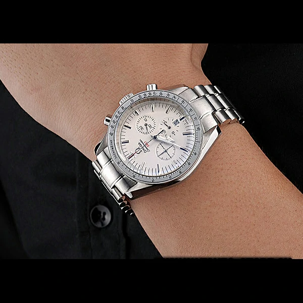 Omega Speedmaster Limited Edition 1957 White Dial Stainless Steel Bracelet new60411