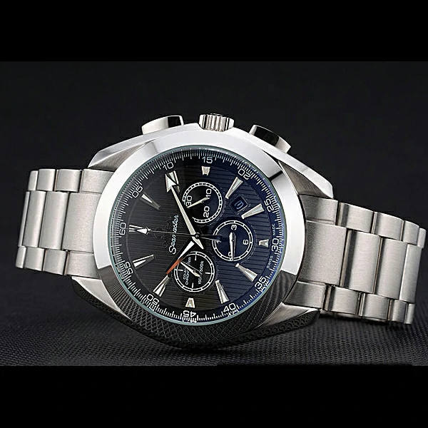 Omega Seamaster Aqua Terra Chronograph Teak Grey Dial Stainless Steel Bracelet new60416